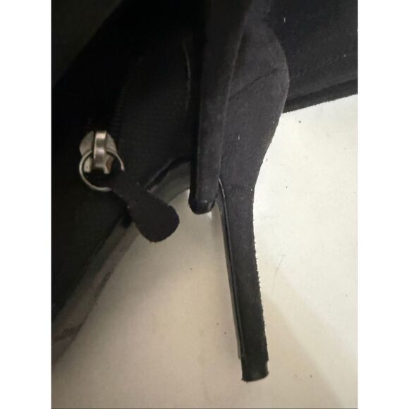 Mojo Moxy Women's Suede Pointed Toe Stiletto Over the Knee Boots Black Size 8 - Picture 11 of 15